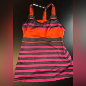 Ryka Women’s Striped Athletic Tank Top Size Medium EUC